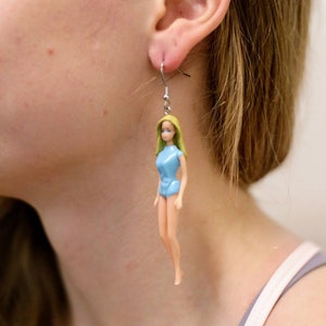 Modepuppe Ohrringe: Superspaßig, realistisch, süß und einzigartig Bild 1
