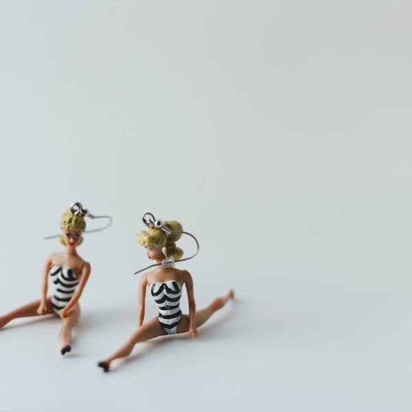 FASHION DOLL EARRINGS: Superfun, Realistic, Cute and Totally Unique Plastic Earrings.