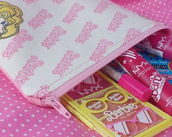 Vintage Fashion Doll Coin Purse – Upcycled Zippered Pouch