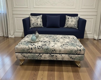 Florence Coffee Table, FootStool, Pouffe Handmade to Perfection Limited Edition