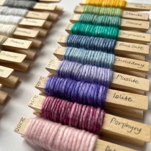 Set of 20 Yarnsmiths Pebble Haze solid colour yarn pegs