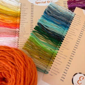 Carte des teintes - Stylecraft Special DK (dont 20 nouvelles teintes sorties en octobre 2024)