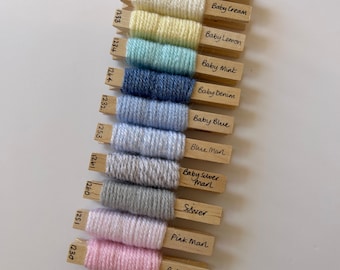 Stylecraft Special for Babies DK yarn pegs - set of 11