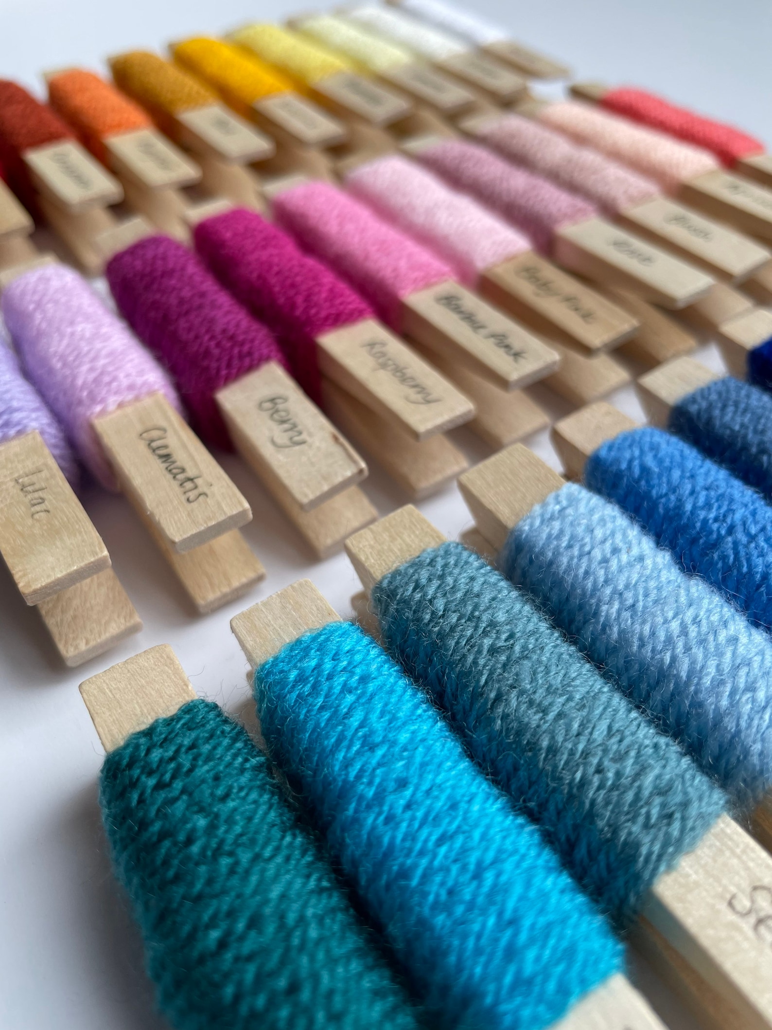 Yarn pegs Set of 40 Wendy Supreme DK Etsy