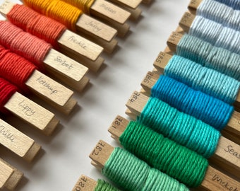 Set of 50 Sirdar Happy Cotton yarn pegs