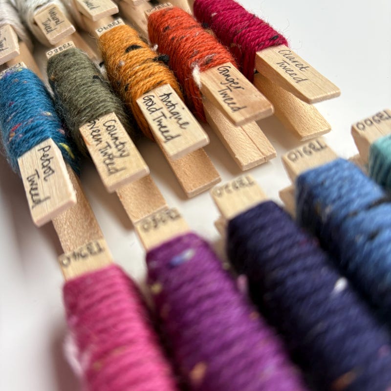 Sample For Color Reference Yarn Sample Card - Etsy UK