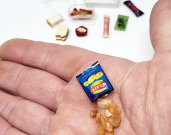 12th scale packed lunch - 3 miniature food