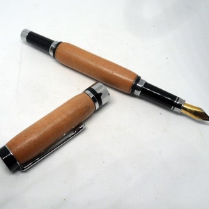 Fountain pen turned from Pear image 1