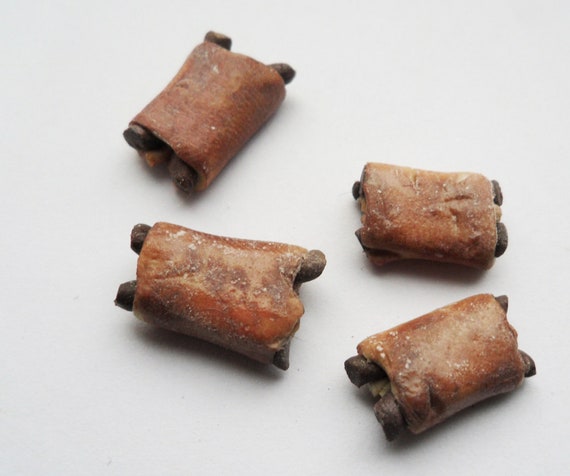 Dolls & Miniatures pain au chocolat x 4-12th scale miniature Miniatures ...
