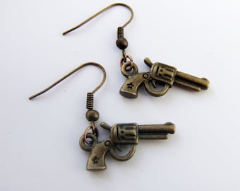 Gun earings