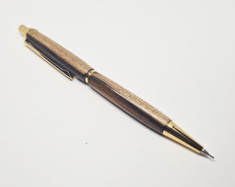 mechanical pen turned from laburnum