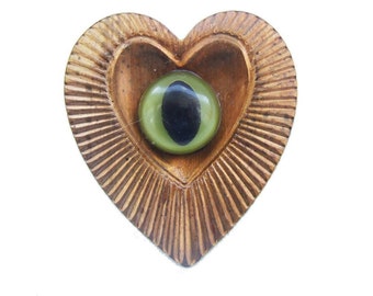 eye heart you brooch