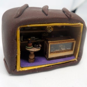 kleine taart winkel in een chocolade - 144 schaal micro miniatuur