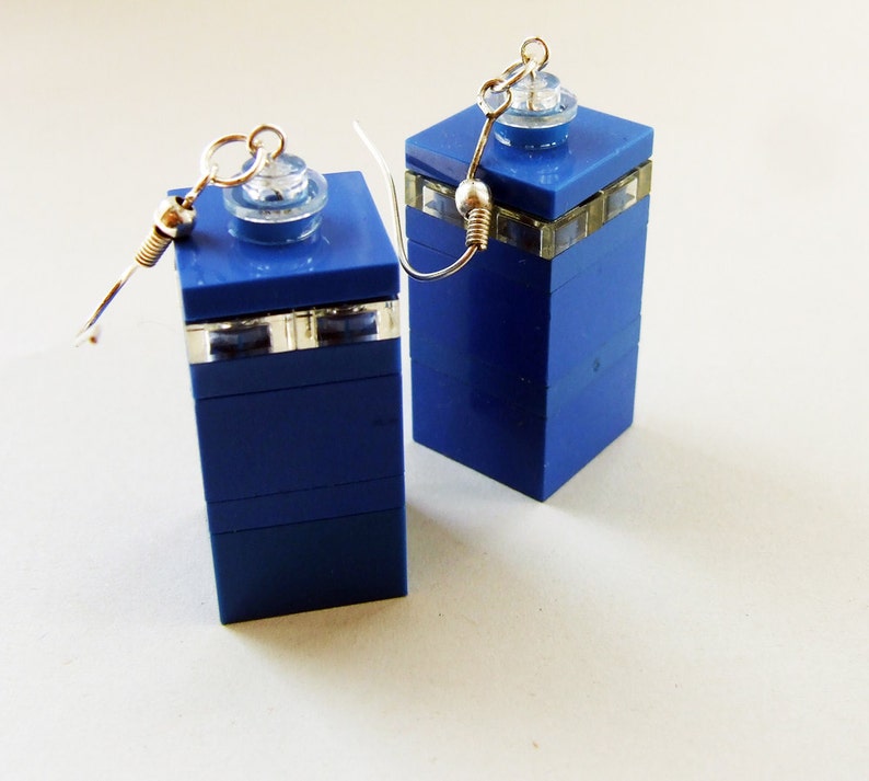 LEGO Tardis earrings image 1