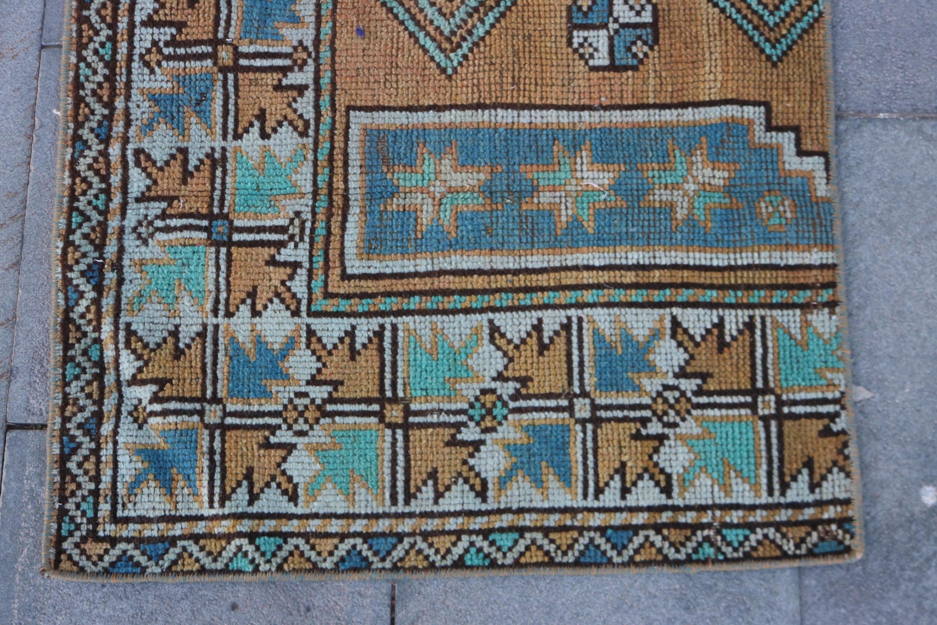専用になりました　113×204 ViNTAGE TURKiSH RUG Vintage Turkish Rug, 2x4ft, 62x113cm Tribal Area Rug
