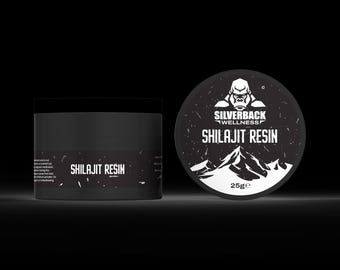 Resina de shilajit de espalda plateada 25 g