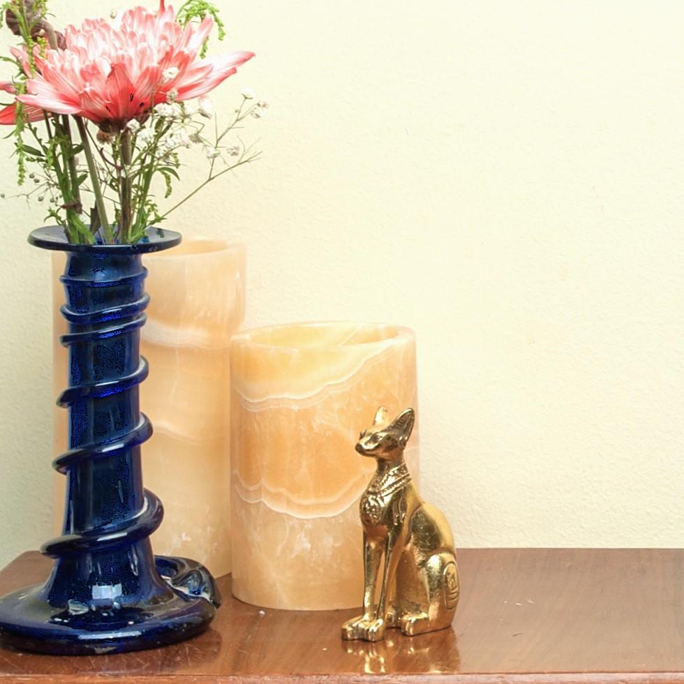 Made in Egypt - Egyptian Goddess Bastet Statue - Cat Figurine - High-Quality Gifts