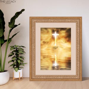 Jesus Loves You – Inspirational Christ Cross Printable Wall Art for Faith & Hope