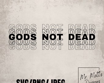 Paquete Dioses no muertos SVG/PNG/JPEG
