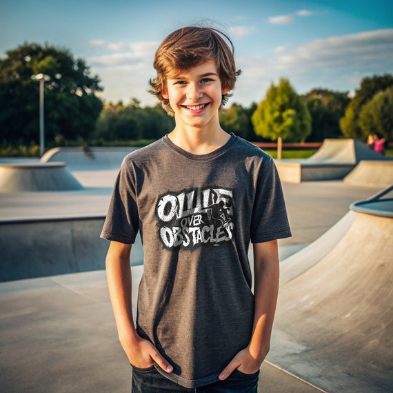 Skateboard Tshirt Skater T-Shirt Gift Tee Ollie Vintage Skateboard Tshirt Skater T-Shirt Gift Tee Ollie Vintage
