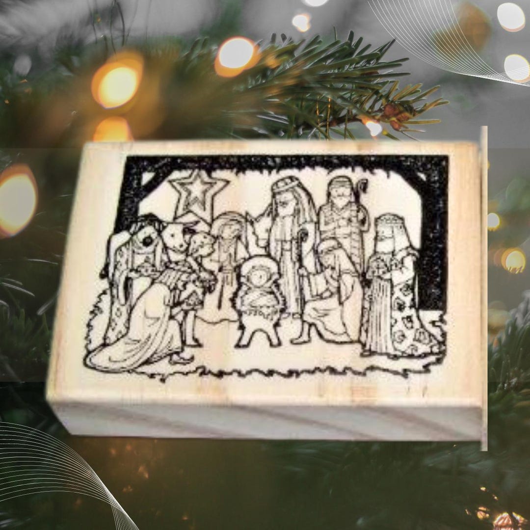 Spanish christmas rubber stamps