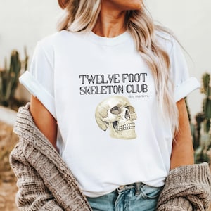 Twelve Foot Skeleton Club Shirt Unisex Size Matters T-Shirt Funny Halloween Shirt Spooky Season 12 Foot Skeleton Gift for her him