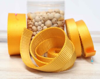 Yellow Heavy Duty Nylon Webbing: Straps, Collars, and More