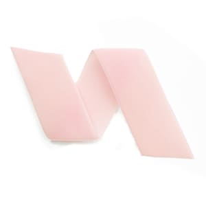 Cinta de terciopelo suizo rosa cortada a medida / Adorno de terciopelo de boda rosa pastel / Terciopelo de lazo rosa claro / Nylvalour / Scrapbook Velvet / (630)
