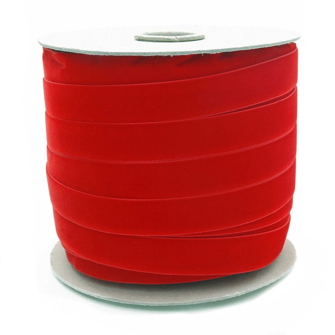 Bright Red Swiss Velvet Ribbon by the Yard Light Red Wedding Etsy