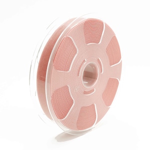 Dusty Rose Elastic Velvet Ribbon: Swiss Nylvalour, Soft Stretch
