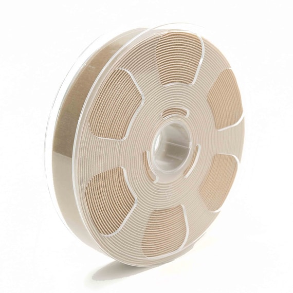 Tan Elastic Velvet Ribbon: Earth Swiss Nylvalour - By The Yard