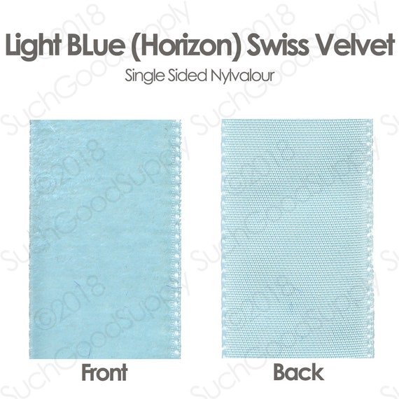 Per Metre 36mm Blue Note Velvet