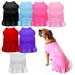 Blank Dog DRESS T-shirt  for printing, vinyl, embroidery - Pet Shirt Dress Blank - pink, red, black, purple, blue, white - poly/cotton blend 