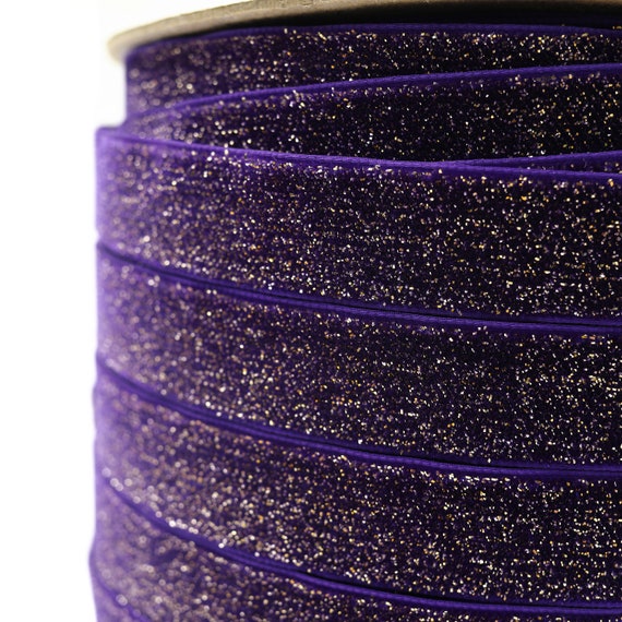 3/4" Choose Color Glitter Velvet Ribbon 1 yard 100% Nylon Metallic woven 5/8" 3/4" Choose Color Glitter Velvet Ribbon 1 yard 100% Nylon Metallic woven 5/8"