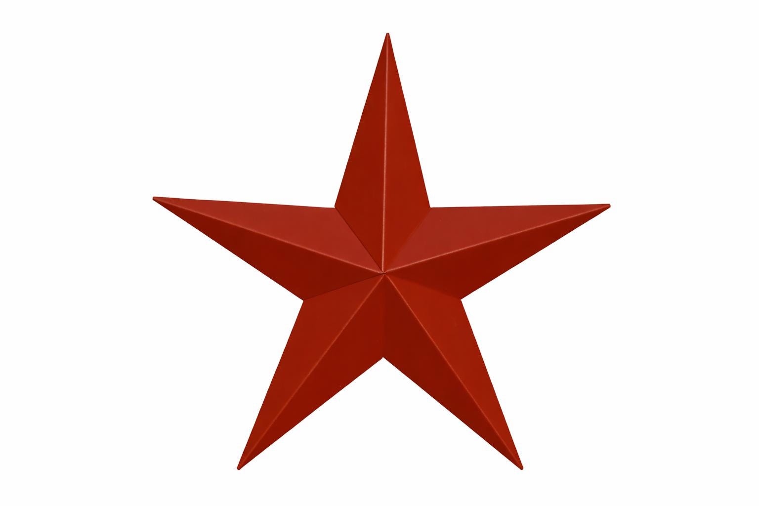 Red Star With Ridgid Edges 3