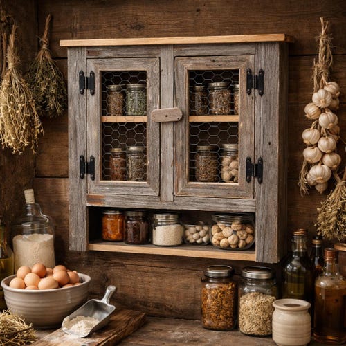 Amish Handmade Barn Wood Chicken Wire Primitive Rustic Décor Barn