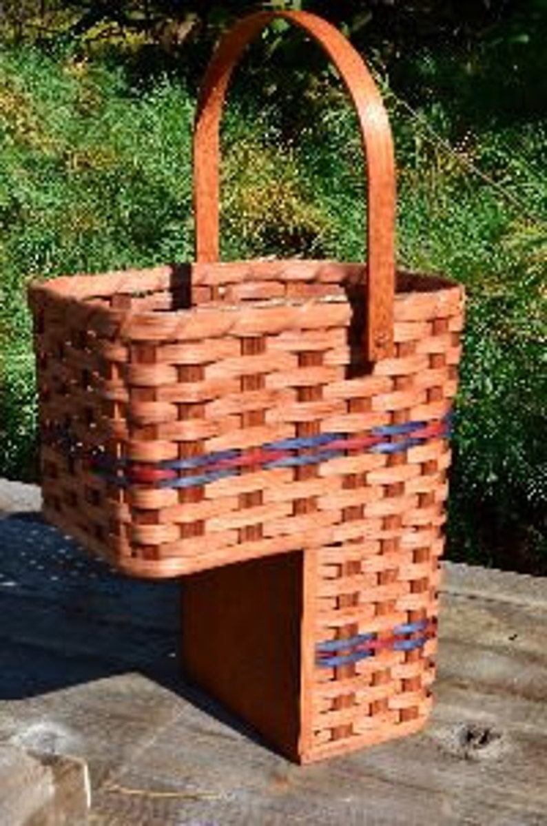 Amish Handmade Large 9 Inch Stair Step Basket Etsy