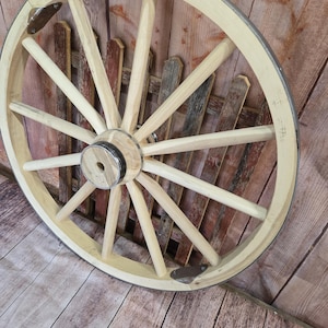 Handcrafted Heavy Duty Cannon & Western Wagon Wheels with Ash Hub - Multiple Sizes Available