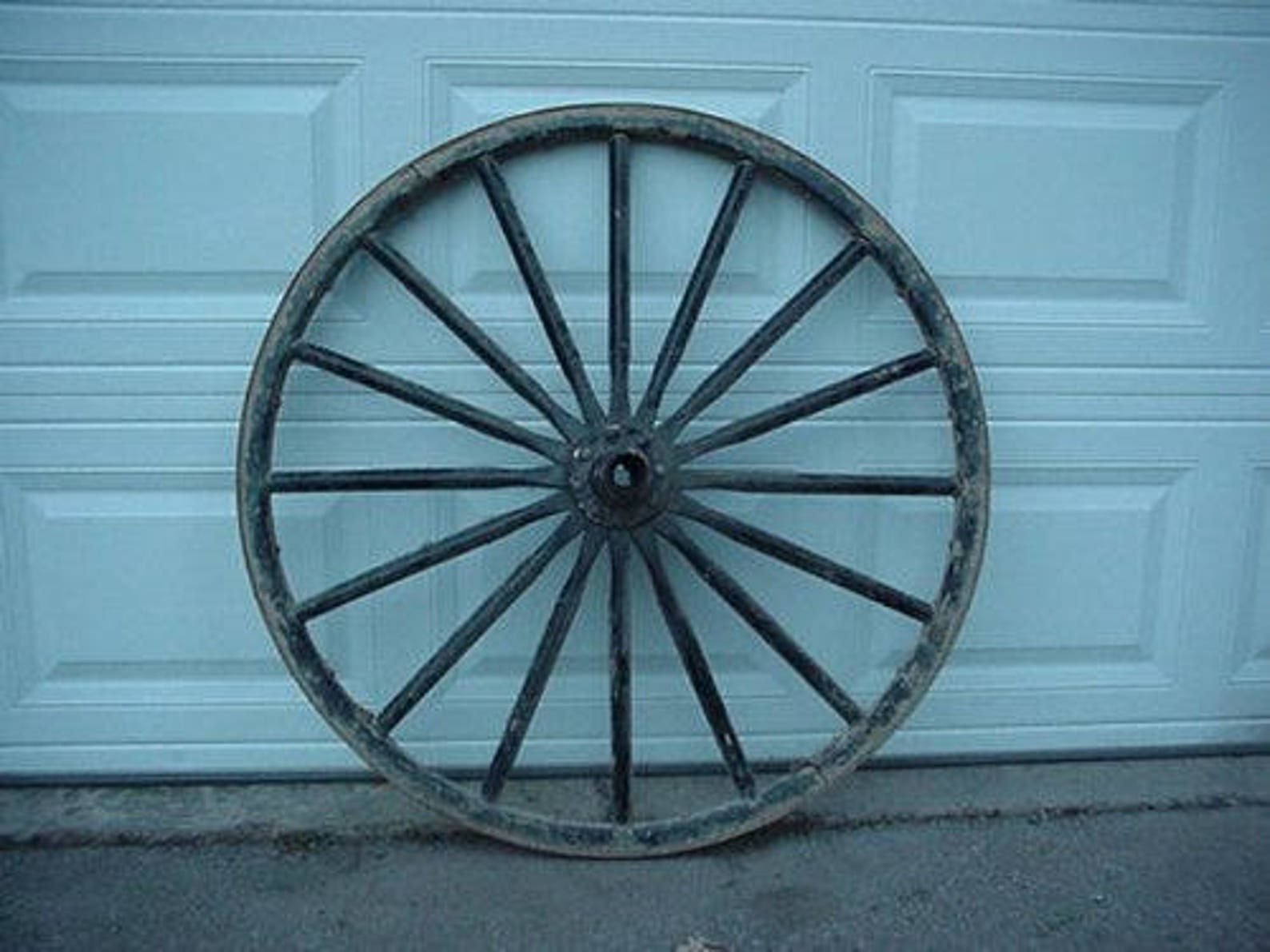 USED Amish Country Authentic Wagon Wheel Etsy