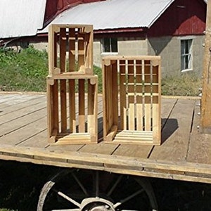 Handmade by an Amish Country Crafter Set of 3 boxes / crates.