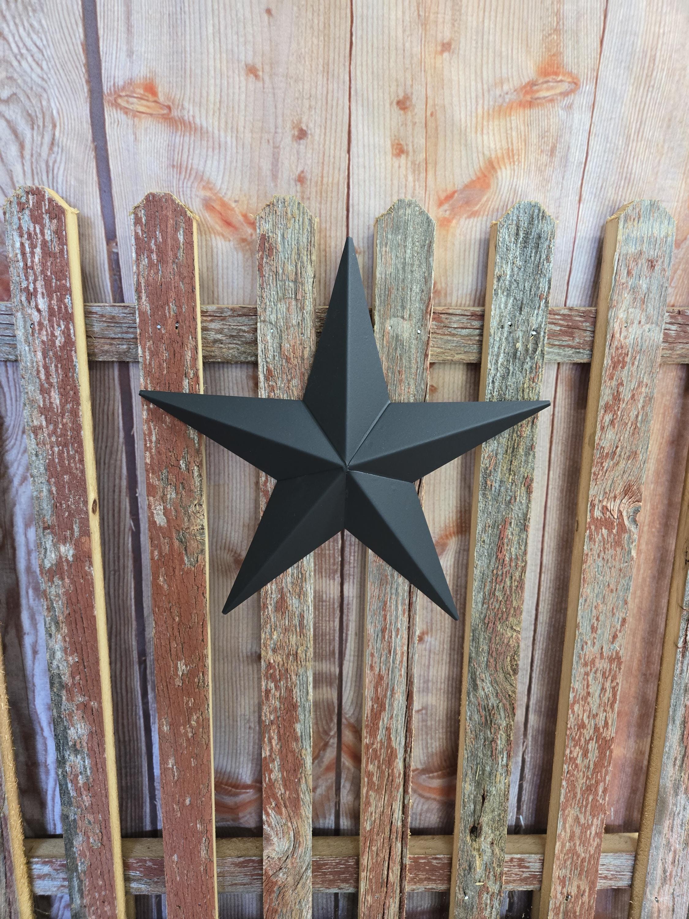 96 Inch (8 Feet) Painted Metal Tin Barn Star - Handcrafted in USA