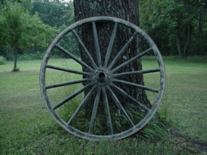 USED Amish Country Authentic Wagon Wheel - Etsy