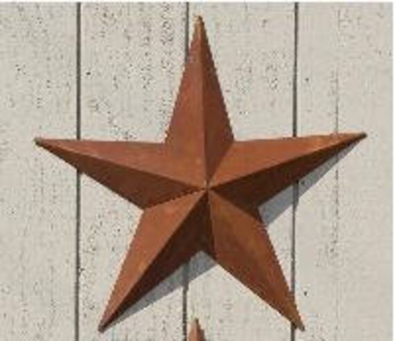 72 Inch Rusty Metal Tin Barn Star Farmhouse Country Decor Etsy