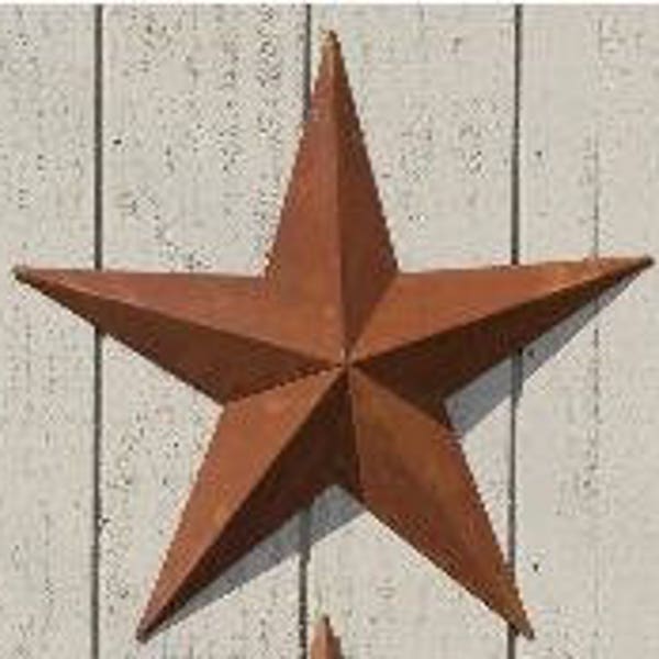 72 Inch Rusty Metal Tin Barn Star Farmhouse Country Decor