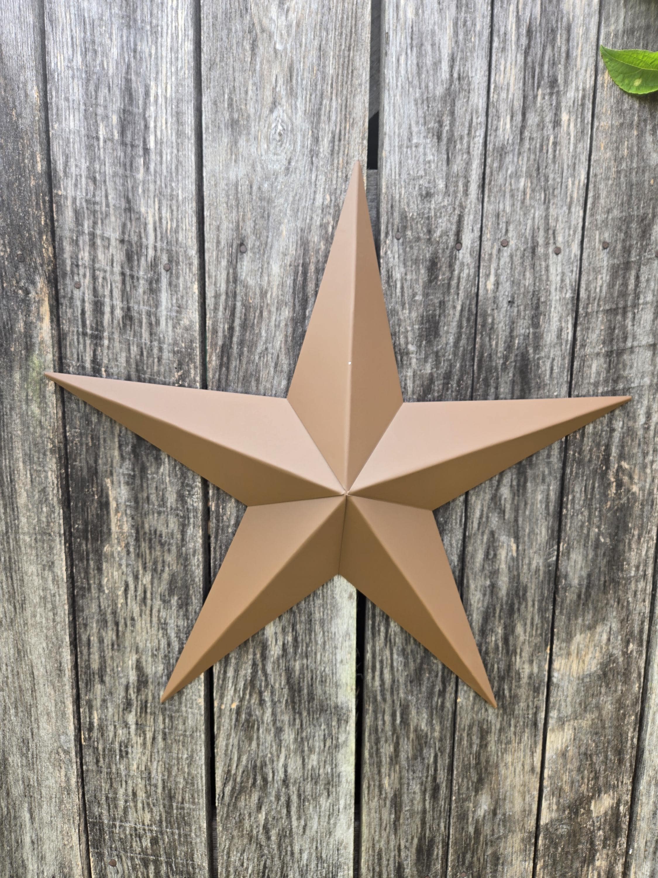 96' Solid or Rustic Brown Galvanized Metal Tin Painted Barn Star 96' Solid or Rustic Brown Galvanized Metal Tin Painted Barn Star