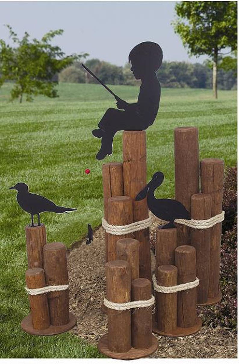 Amish Handmade Nautical Large Pier Post Decoration With Rope Etsy