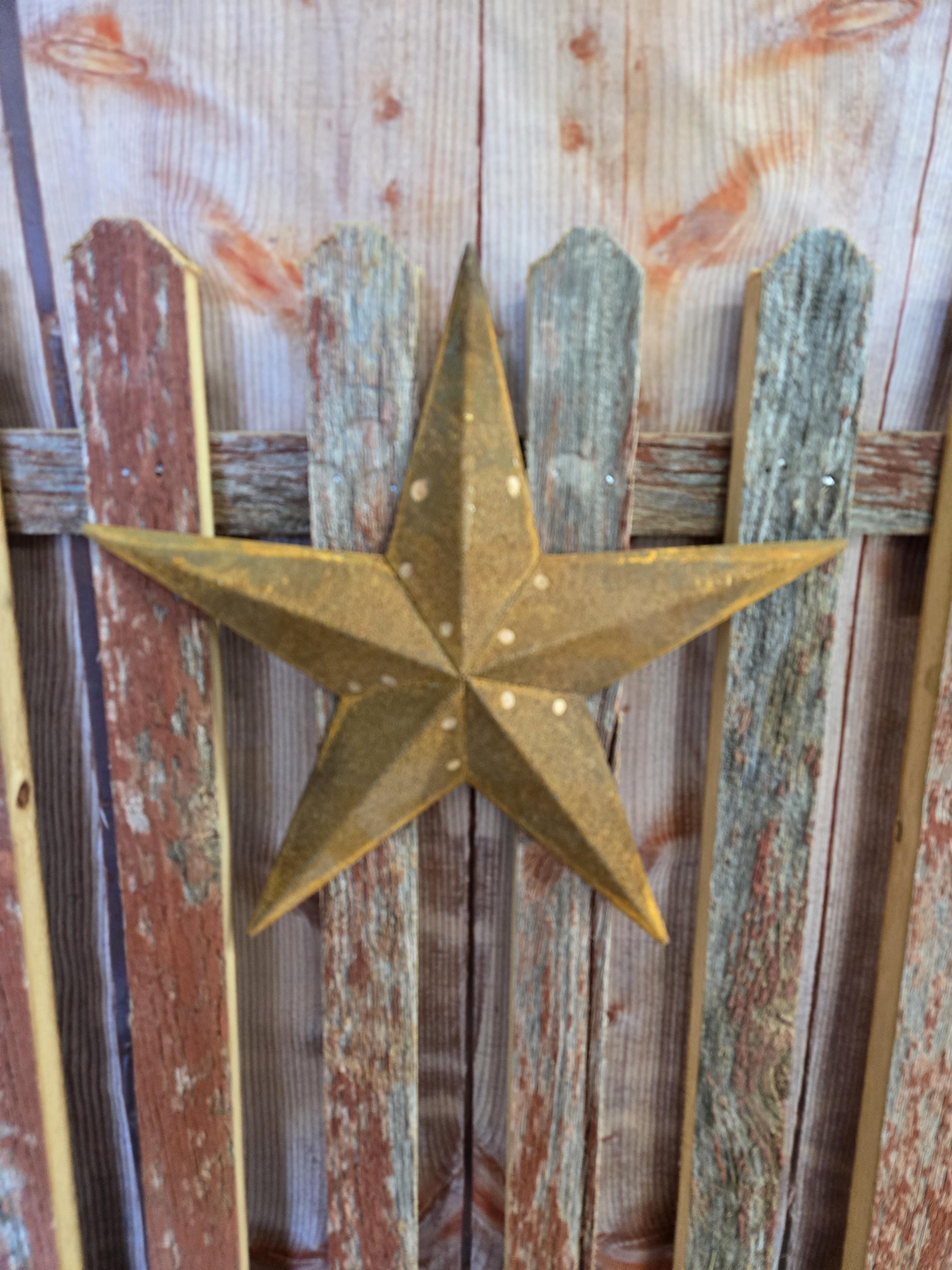 96 Inch Rusty Metal Tin Barn Star - Etsy