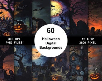 Fondos espeluznantes de Halloween, papel digital de Halloween, papel espeluznante de Halloween, diario basura de Halloween, scrapbooking, arte espeluznante
