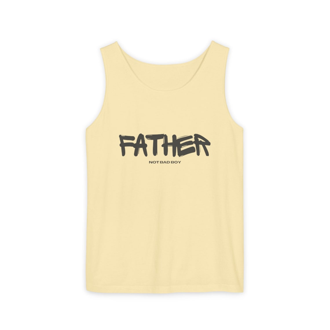 Funny Unisex Garment-Dyed Tank Top - Not Today Satan, Summer Apparel, Gift for Friends, Casual Wear, Humorous Shirt