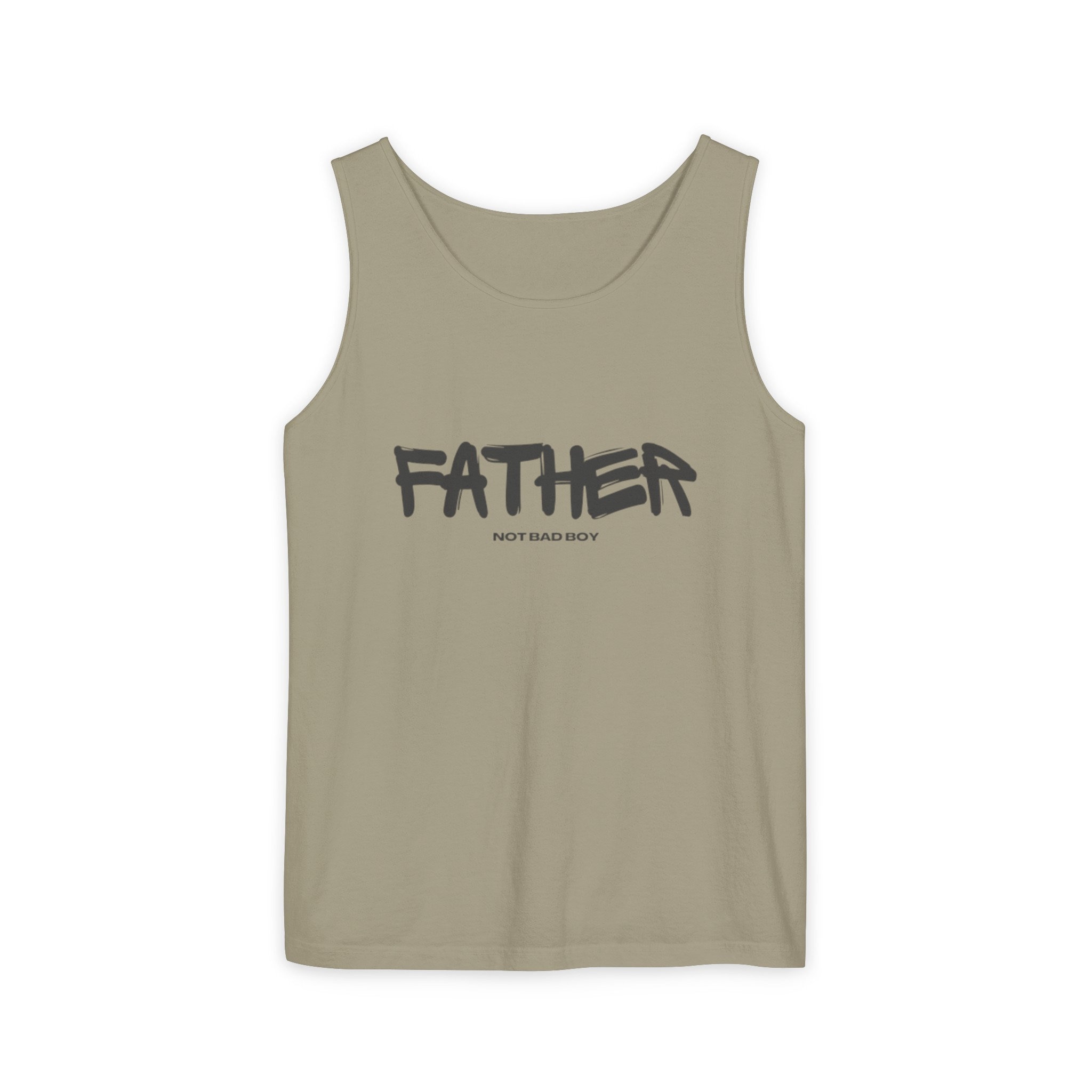 Funny Unisex Garment-Dyed Tank Top - Not Today Satan, Summer Apparel, Gift for Friends, Casual Wear, Humorous Shirt